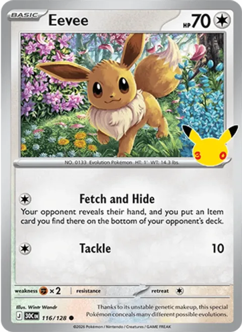 Eevee 116/128 NM